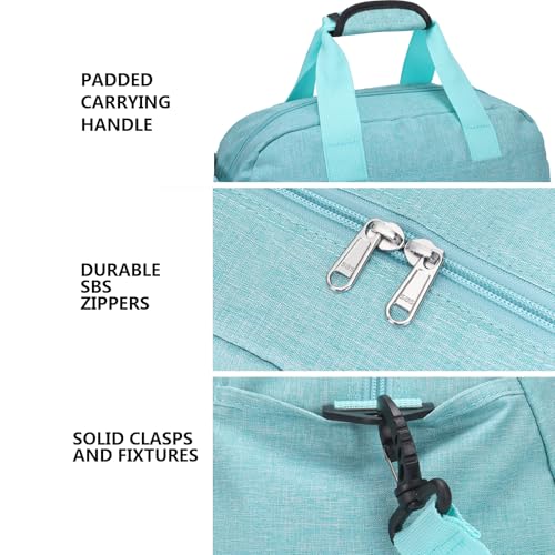 Ineetatu 14 inch Small Gym Bag for Women & Men, Mini Duffel Bag for Travel Sports Lightweight Carry On Bag (Light Green) - Image 5