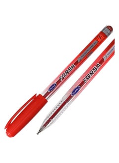 PRIMA BALLPOINT PEN PRIMA FORSA 0.7 MM RED - 10 pens  - Image 1