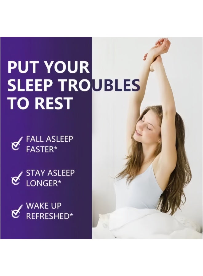 Wins Town Daynee 6-in-1 Sleep Melatonin Gummies | 5mg Melatonin, L-Theanine & Ashwagandha | Natural Sleep Aid for Fall Asleep Faster, Stay Asleep Longer & Stress Relief – 60 Vegan Gummies - Image 2