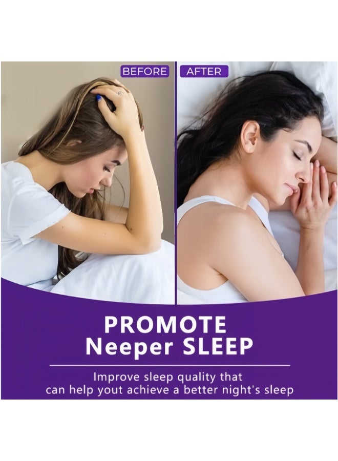Wins Town Daynee 6-in-1 Sleep Melatonin Gummies | 5mg Melatonin, L-Theanine & Ashwagandha | Natural Sleep Aid for Fall Asleep Faster, Stay Asleep Longer & Stress Relief – 60 Vegan Gummies - Image 4