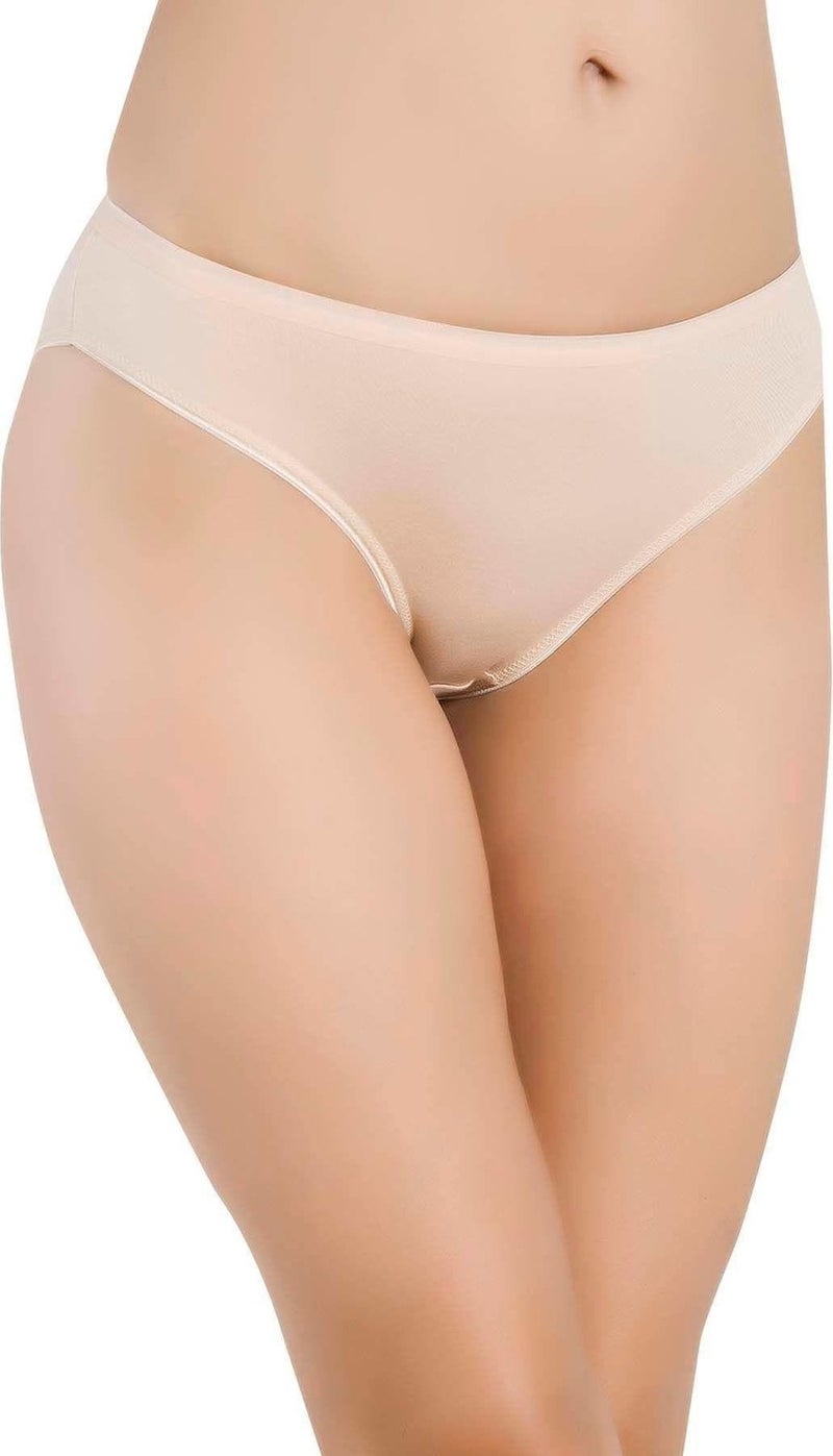 Jel Lingerie Gel Lingerie Gel 12 Pcs Skin Color Bamboo Bikini Panties 