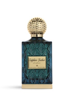 IBRAHEEM AL.QURASHI Ibraheem Al Qurashi Sapphire Leather Eau de Parfum – 75ml | Luxurious Leather & Woody Fragrance | Long-Lasting with Amber, Birch Wood & Tonka Bean  - Image 2