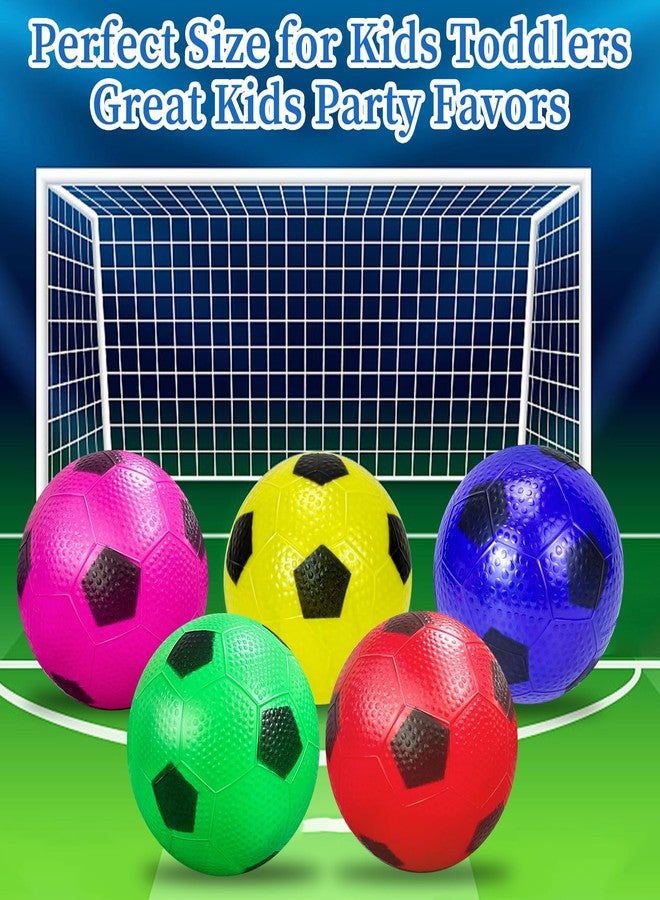 Ynanimery 12 Pack Mini Soccer Balls for Kids, 4'' Inflatable Mini Balls for Indoor Outdoor Games, Small Soccer Ball for Pool Beach Garden Sports Game Party Supplies - Image 2