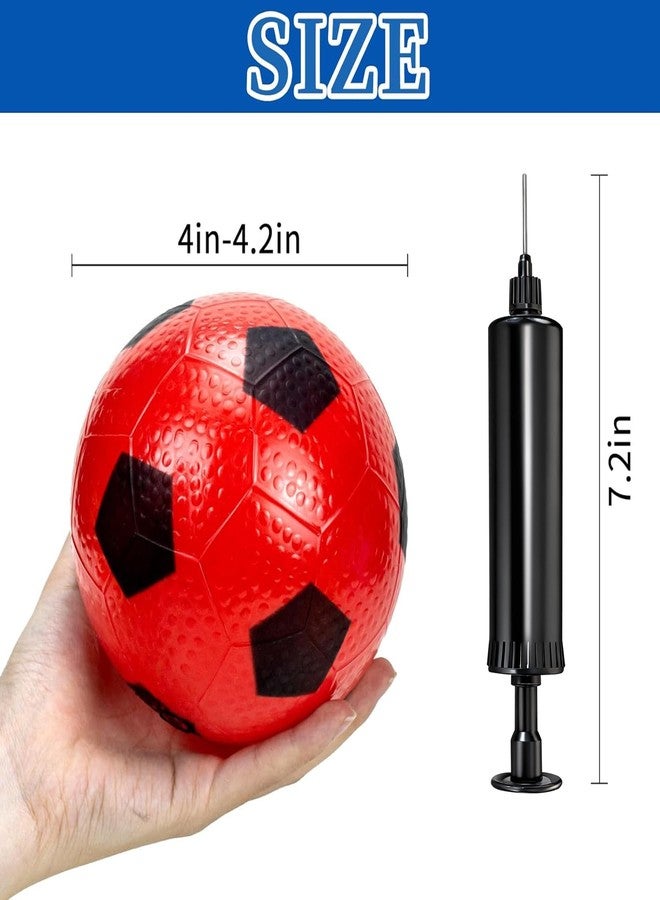 Ynanimery 12 Pack Mini Soccer Balls for Kids, 4'' Inflatable Mini Balls for Indoor Outdoor Games, Small Soccer Ball for Pool Beach Garden Sports Game Party Supplies - Image 5