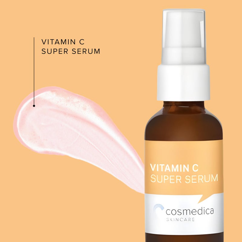 Cosmedica Skincare Facial Serum Trio Set Value for Clear Skin - Vitamin C Super Serum, 2.5% Retinol Serum, Pure Hyaluronic Acid Serum â€“ Vegan, Cruelty-Free Skincare 3 pack - Image 2