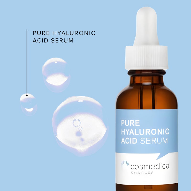 Cosmedica Skincare Facial Serum Trio Set Value for Clear Skin - Vitamin C Super Serum, 2.5% Retinol Serum, Pure Hyaluronic Acid Serum â€“ Vegan, Cruelty-Free Skincare 3 pack - Image 3