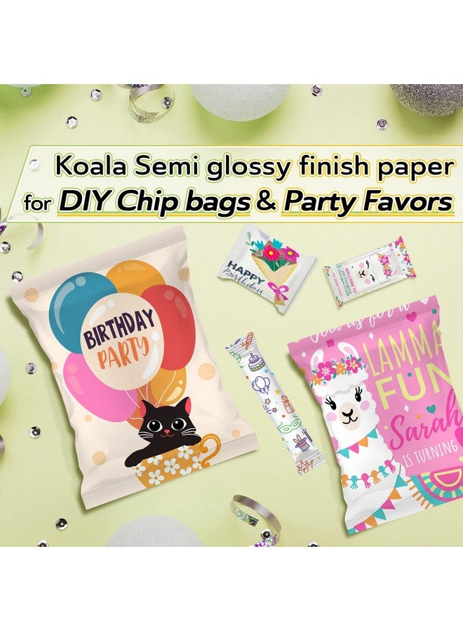 KOALA PAPER Koala Semi-Glossy Thin Inkjet Photo Paper 8.5X11 Inches 40 Sheets For Brochure Flyer 6 Mil Compatible With Inkjet Printer Use Dye Ink 30Lb - Image 5