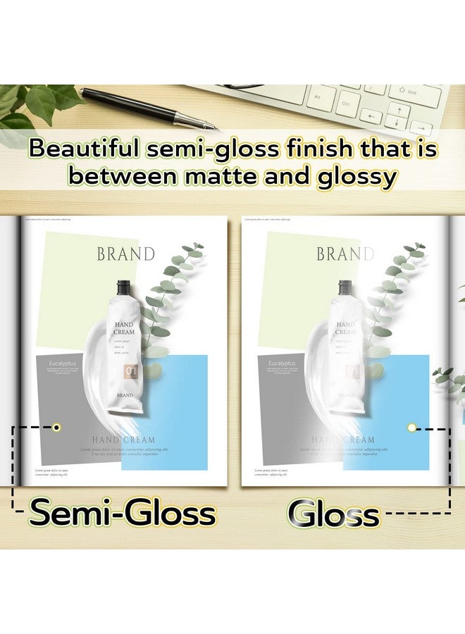 KOALA PAPER Koala Semi-Glossy Thin Inkjet Photo Paper 8.5X11 Inches 40 Sheets For Brochure Flyer 6 Mil Compatible With Inkjet Printer Use Dye Ink 30Lb - Image 3