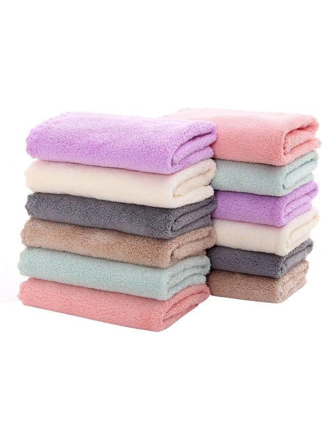 12 Pack Baby Washcloths - Extra Absorbent and Soft Wash Clothes for Newborns, Infants and Toddlers