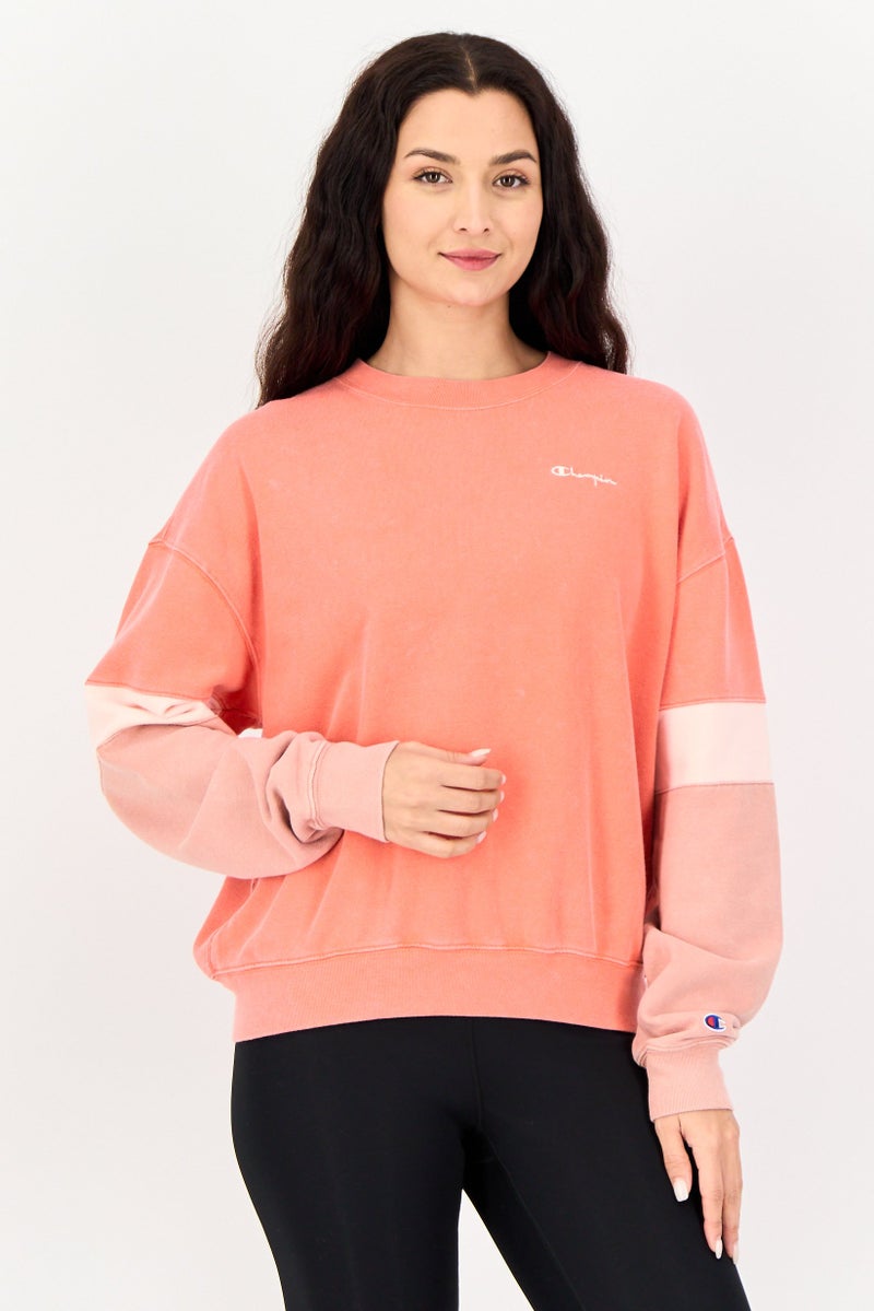 Champion ملابس رياضية نسائية بأكمام طويلة مناسبة، خارجية، سويت شيرت متعدد الألوان - Image 1