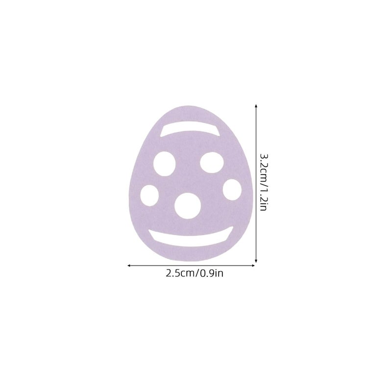 Easter Confetti Eggs 100pcs Colorful Paper Filling For Spring Table Decorations - Image 3