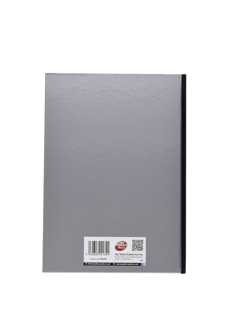 Pukka Pad Pukka ST-7357250 A4 Casebound Book, 90gsm, 192 Pages, Silver, PacK OF 1 - Image 2