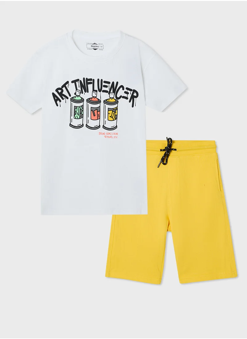 ريبلز مع نمشي Boys 2Pcs Sets