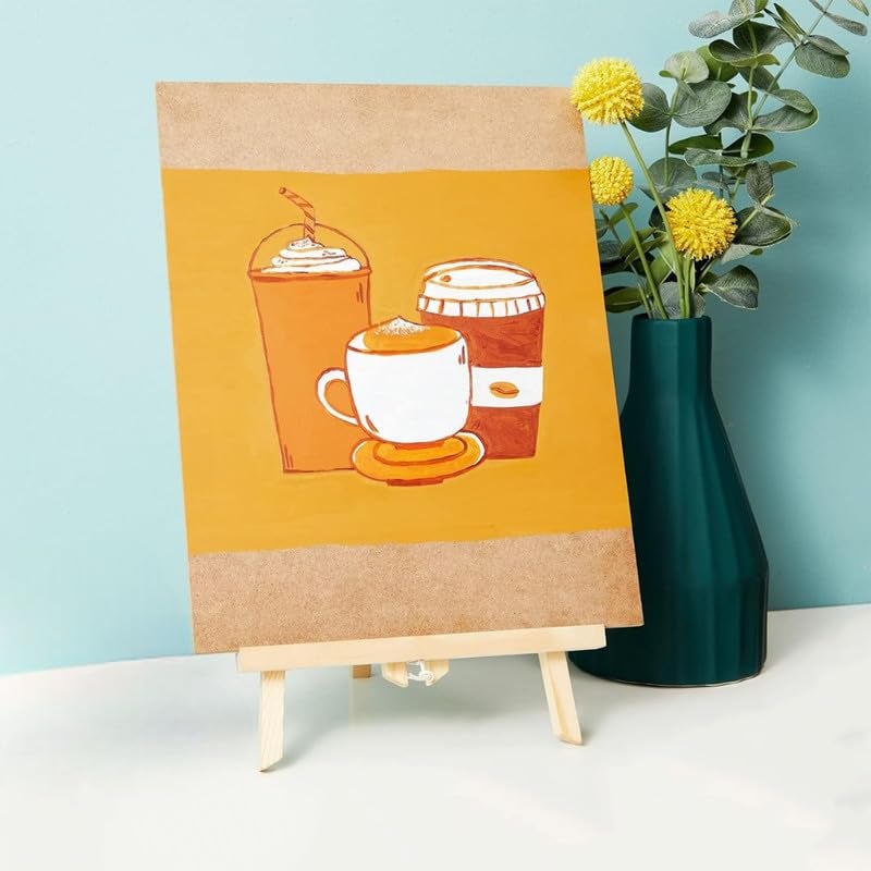 Eduway Eduway 10x12 Inch MDF Board Wood Sheet for Mandala Lippan Resin Art Craft 4mm Thick Pack of 4 Premium Cardboard Material for Artists Art and Craft Students Hard Cutout in Small and Large Sizes 25x30 cms - Image 2