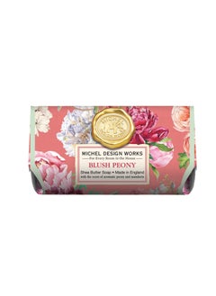 Michel Design Works Michel Design Works Large Bath Soap Bar, Blush Peony 