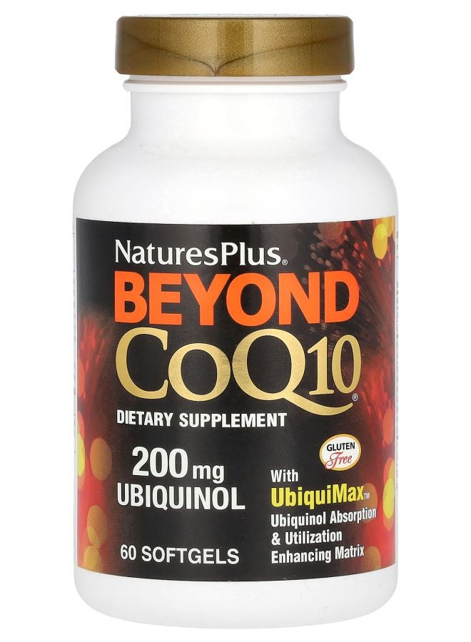 NaturesPlus Beyond CoQ10 200 mg 60 Softgels - Image 1