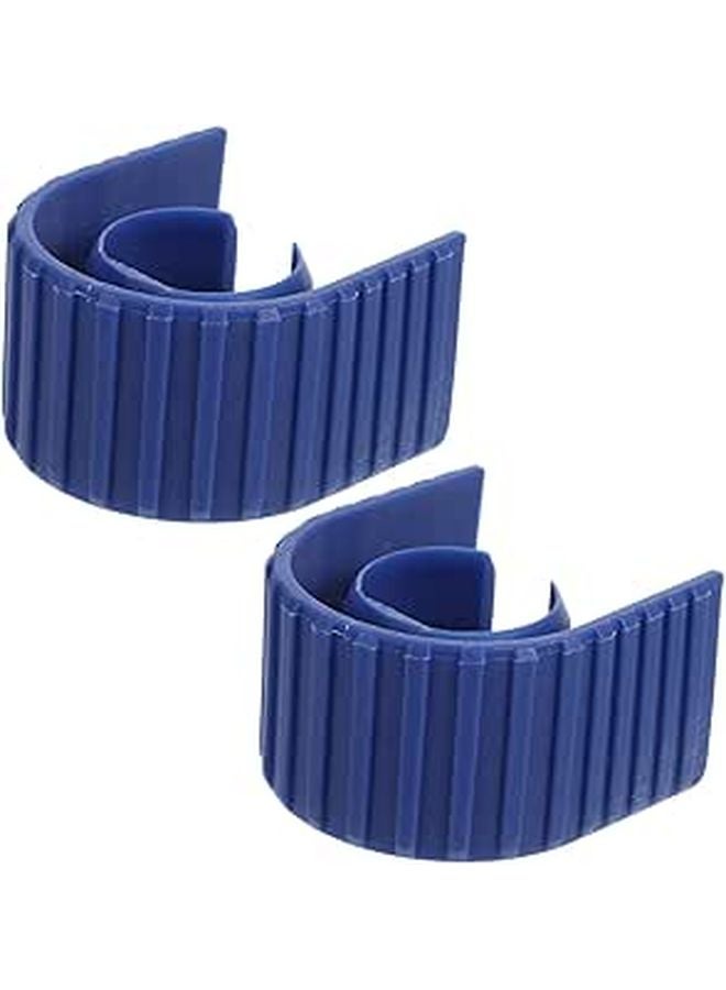 Blue Ladder Topper Caps 2 Pack Non Slip Aluminum End Covers For Telescopic Ladders - Image 1