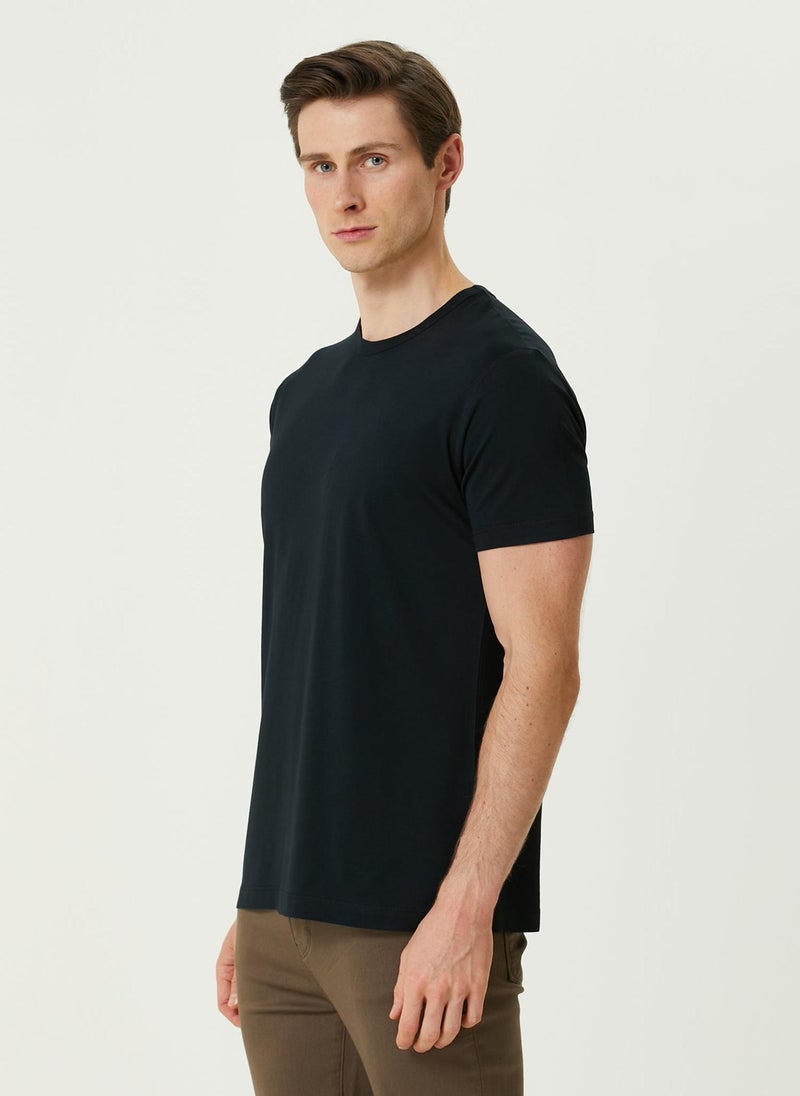 Simpleqloth Bosphorus | Premium Modal Muscle Up Fit T-Shirt – Black - Image 4