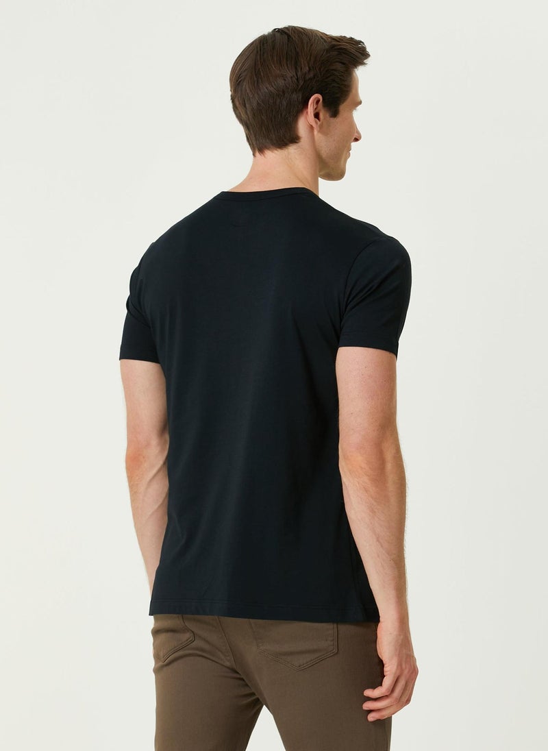 Simpleqloth Bosphorus | Premium Modal Muscle Up Fit T-Shirt – Black - Image 5