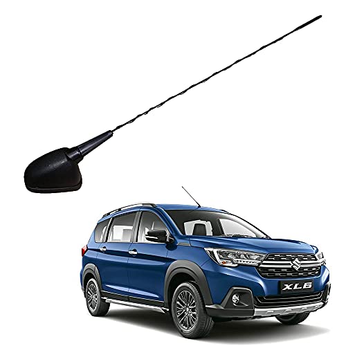 Auto Pearl - APA118 Vehicle Roof Mount Rubber Antenna Mast Flexible Car Antenna with Anti-Theft Design and Car Wash Safe - Black -XL6 -ANT050XL6 - Image 1