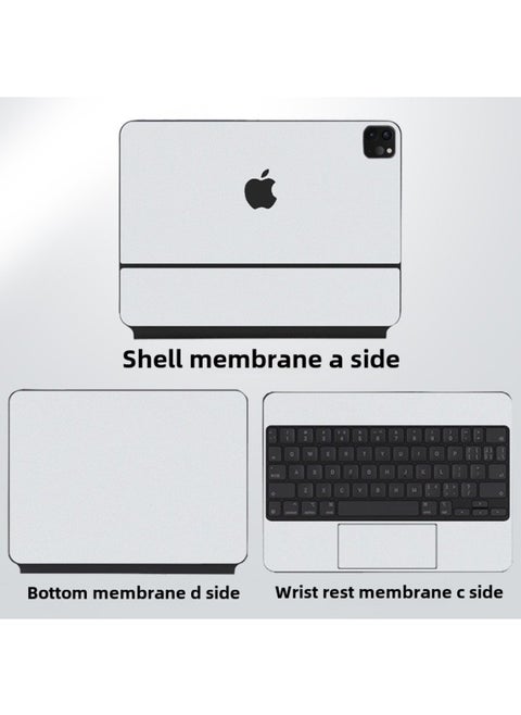 For IPad Pro Wonderful Control Keyboard Sticker Apple Air5 Wonderful Control Keyboard Body Shell Protective Film-Color:Transparent Glossy-Dimensions:2022 IPad Air5 Wonderful Control Keyboard (10.9 ")-Bottom Film D
