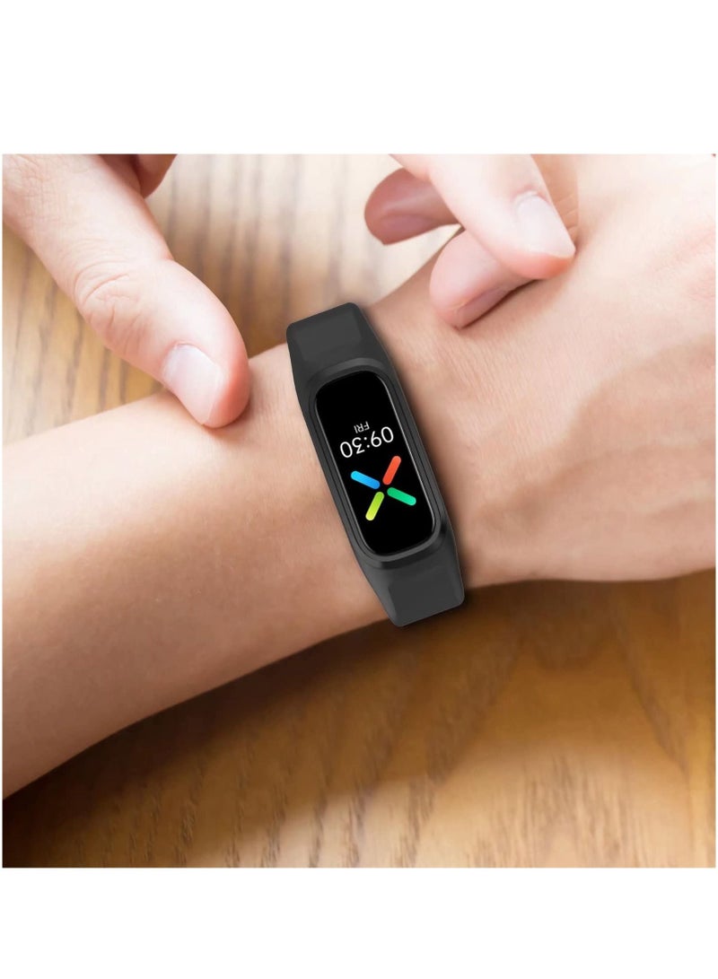 Compatible with OPPO Band Replacement Band - Replacement TPU Wrist Watch Band Strap Compatible with OPPO Band/One Plus Band (Black) - Image 3