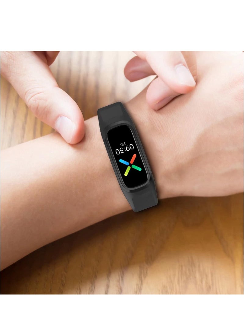 Compatible with OPPO Band Replacement Band - Replacement TPU Wrist Watch Band Strap Compatible with OPPO Band/One Plus Band (Black) - Image 5