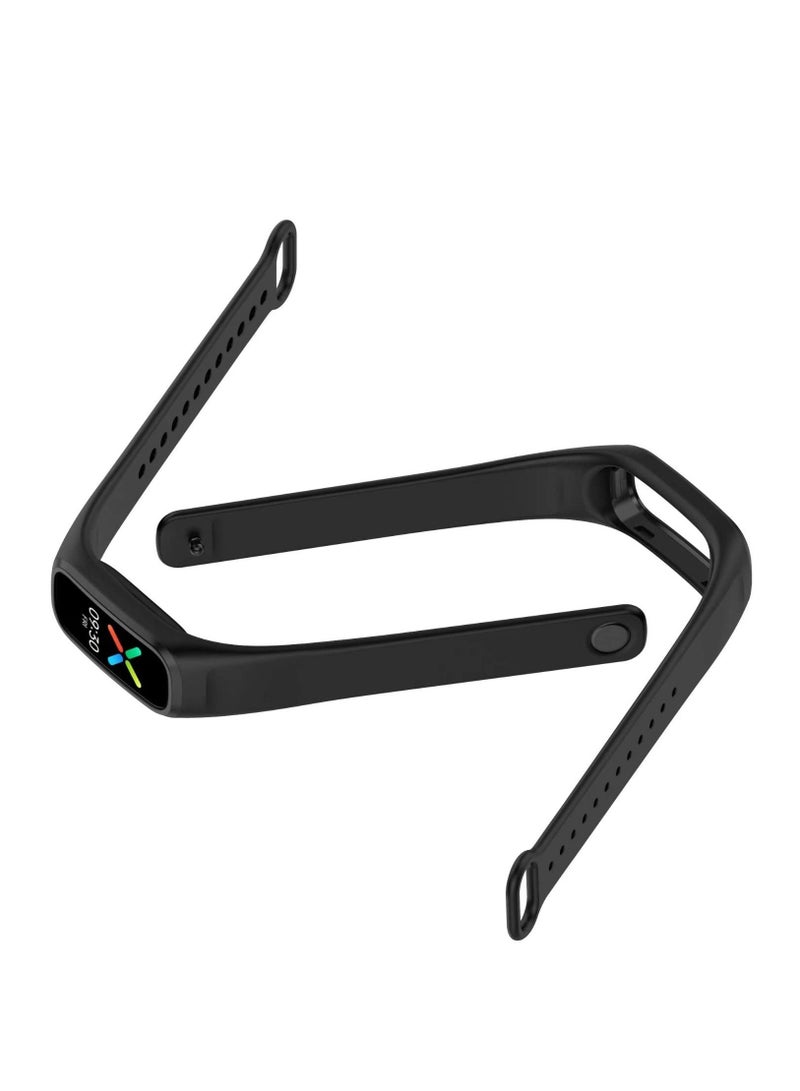 Compatible with OPPO Band Replacement Band - Replacement TPU Wrist Watch Band Strap Compatible with OPPO Band/One Plus Band (Black) - Image 4