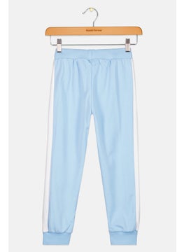 Ellesse Kids Boy Brand Logo Drawstrings Sweatpants, Blue  - Image 2