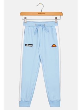 Ellesse Kids Boy Brand Logo Drawstrings Sweatpants, Blue  - Image 1