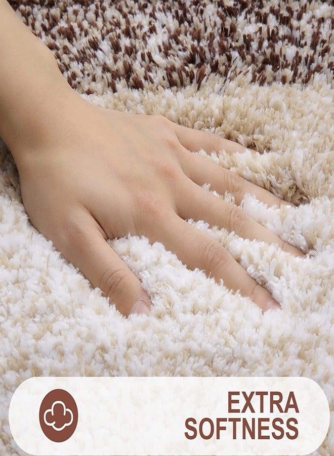 Ofrdncy Luxury Bathroom Rug Mat, Multiple sizes, Extra Soft and Absorbent Microfiber Bath Rugs, Non-Slip Plush  Bath Carpet, Machine Wash Dry(Brown) - Image 2