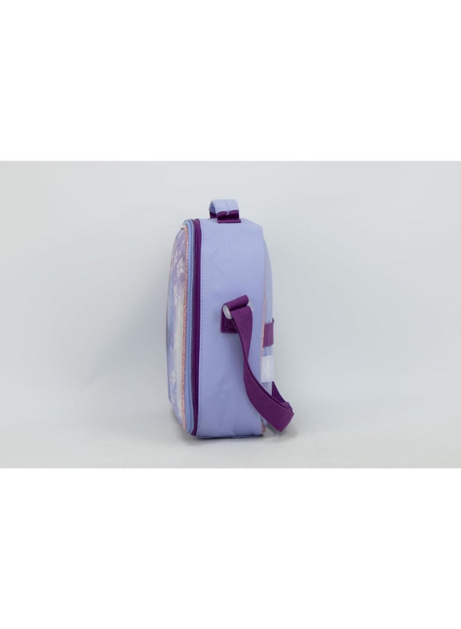 SunCe Disney Frozen Insulated Zipper Closure Lunch Tote Purple 9.05 x 3.54 x 10.63 Inch SUNS-2251DFO  - Image 5