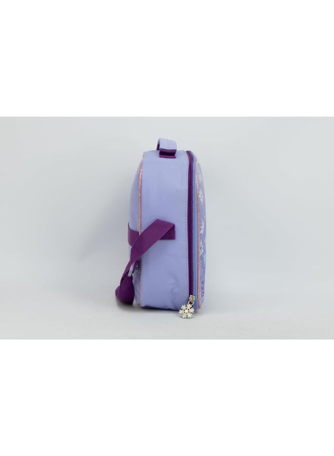 SunCe Disney Frozen Insulated Zipper Closure Lunch Tote Purple 9.05 x 3.54 x 10.63 Inch SUNS-2251DFO  - Image 3