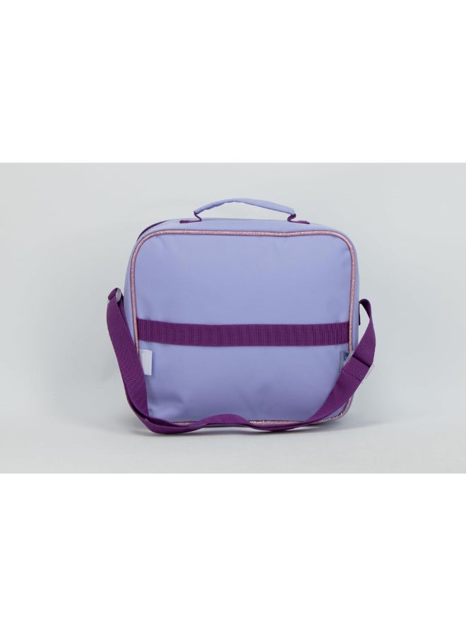 SunCe Disney Frozen Insulated Zipper Closure Lunch Tote Purple 9.05 x 3.54 x 10.63 Inch SUNS-2251DFO  - Image 4