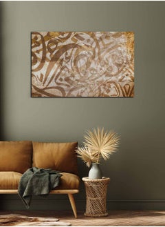 LOWHA Framed Canvas Wall Art Stretched Over Wooden Frame with islamic Art Arabic Calligraphy Painting  - Image 2