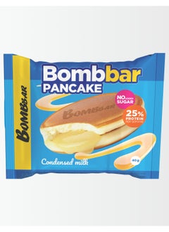 BOMBBAR Protein Pancake Condensed Milk No Sugar Added 10x40g  - Image 2
