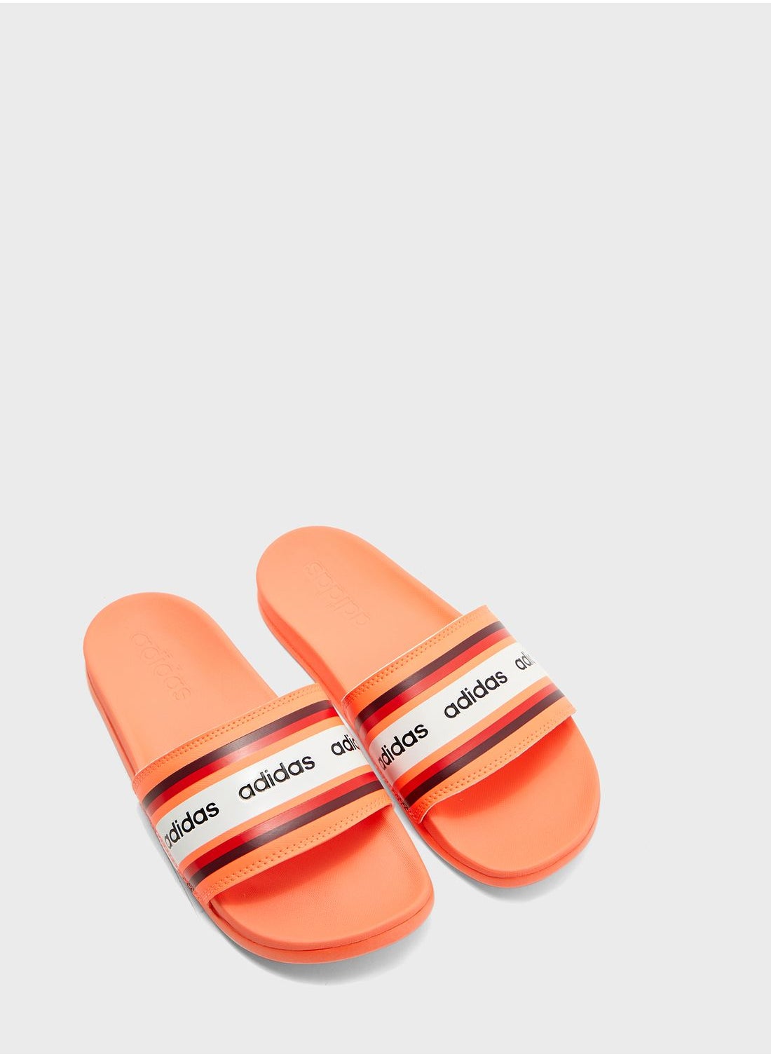 Buy adidas Orange Adilette Comfort Slides for Women in Qatar