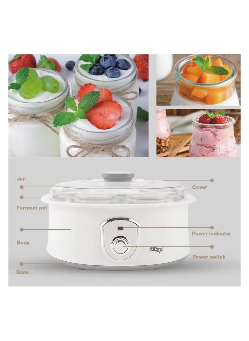 DSP - DSP Professional Signature Yogurt Maker 1.5L 7 Cups - Image 1