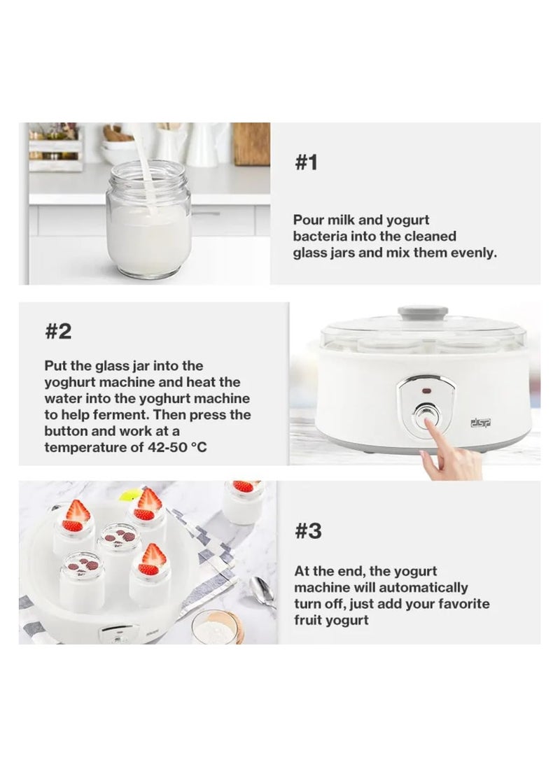 DSP - DSP Professional Signature Yogurt Maker 1.5L 7 Cups - Image 1