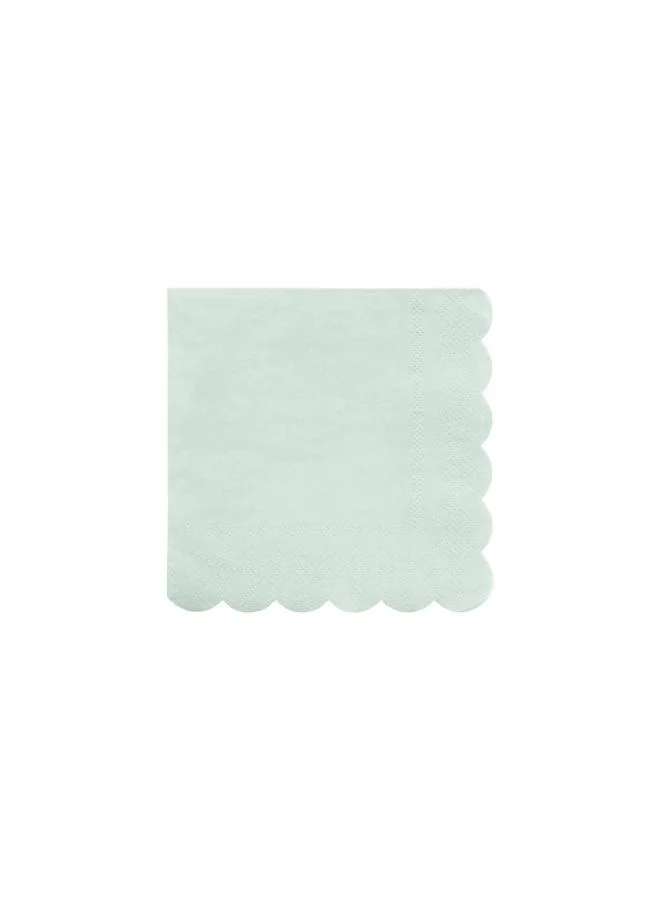 Meri Meri Mint Simply Eco Small Napkins