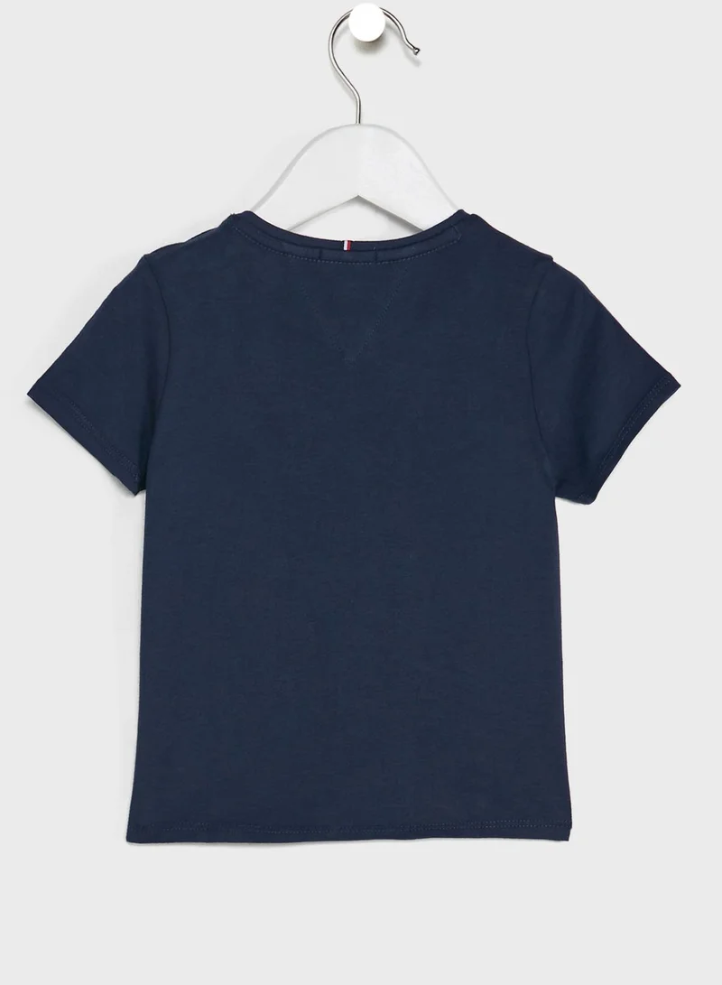 TOMMY HILFIGER Kids Script Printed T-Shirt