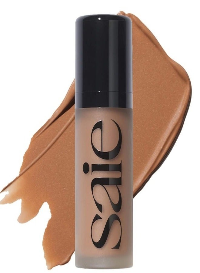 Saie Saie Dew Bronze Soft-Focus Effortless Liquid Bronzer - Sand, pale to light with neutral to warm undertone, .4 oz / 12ml - Image 1