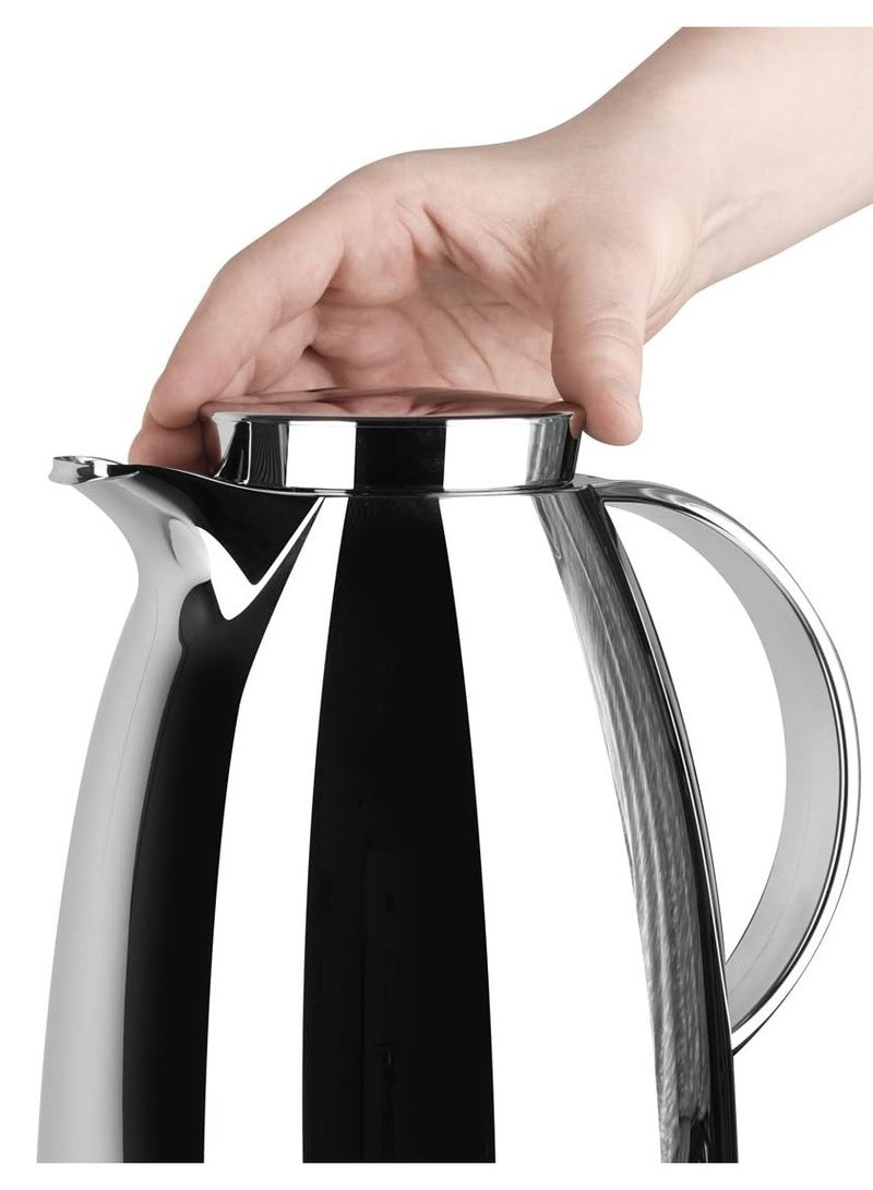 emsa Auberge 1.5L Vacuum Flask – Chrome Insulated Drink Jug with Screw-Top Lid – Leak-Proof Hot & Cold Beverage Flask for Tea, Coffee, and More – Ideal for Indoor & Outdoor Use – Made in Germany  - Image 2