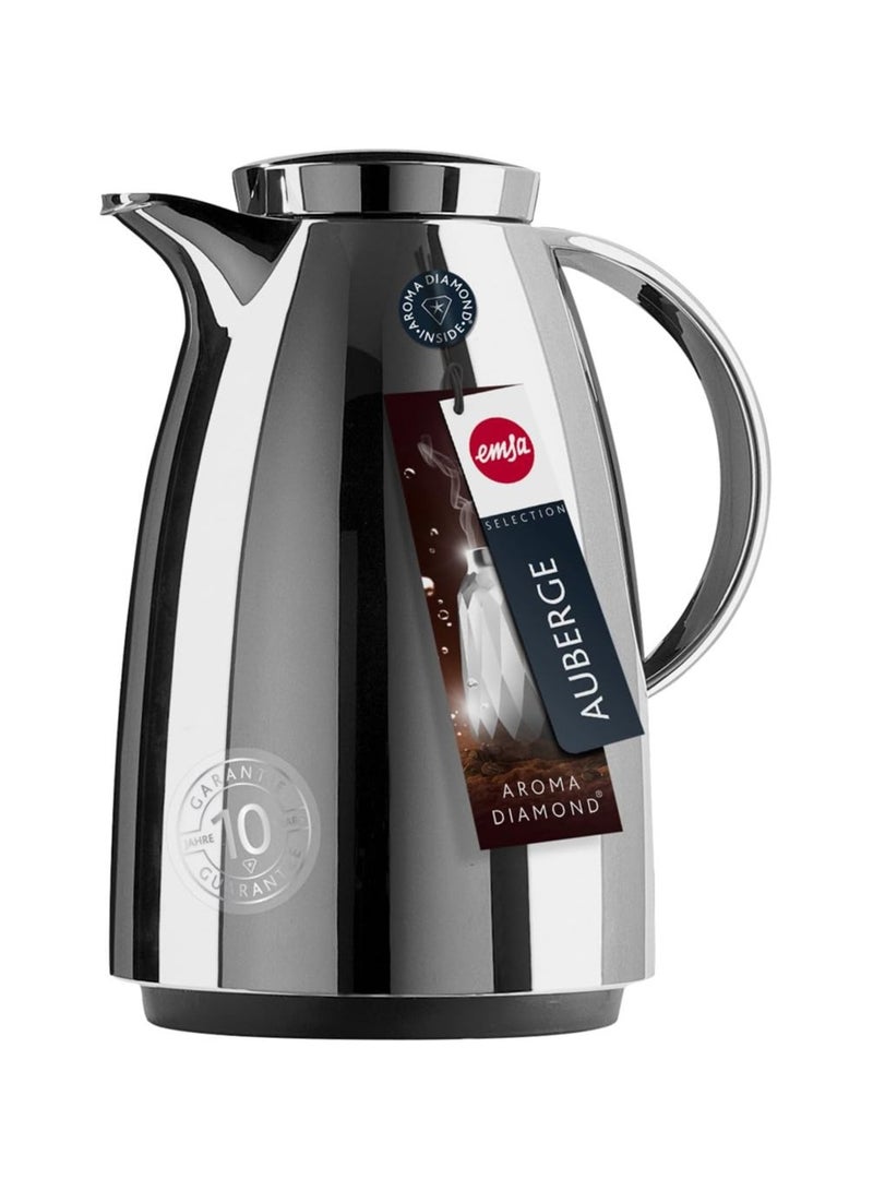 emsa Auberge 1.5L Vacuum Flask – Chrome Insulated Drink Jug with Screw-Top Lid – Leak-Proof Hot & Cold Beverage Flask for Tea, Coffee, and More – Ideal for Indoor & Outdoor Use – Made in Germany  - Image 5