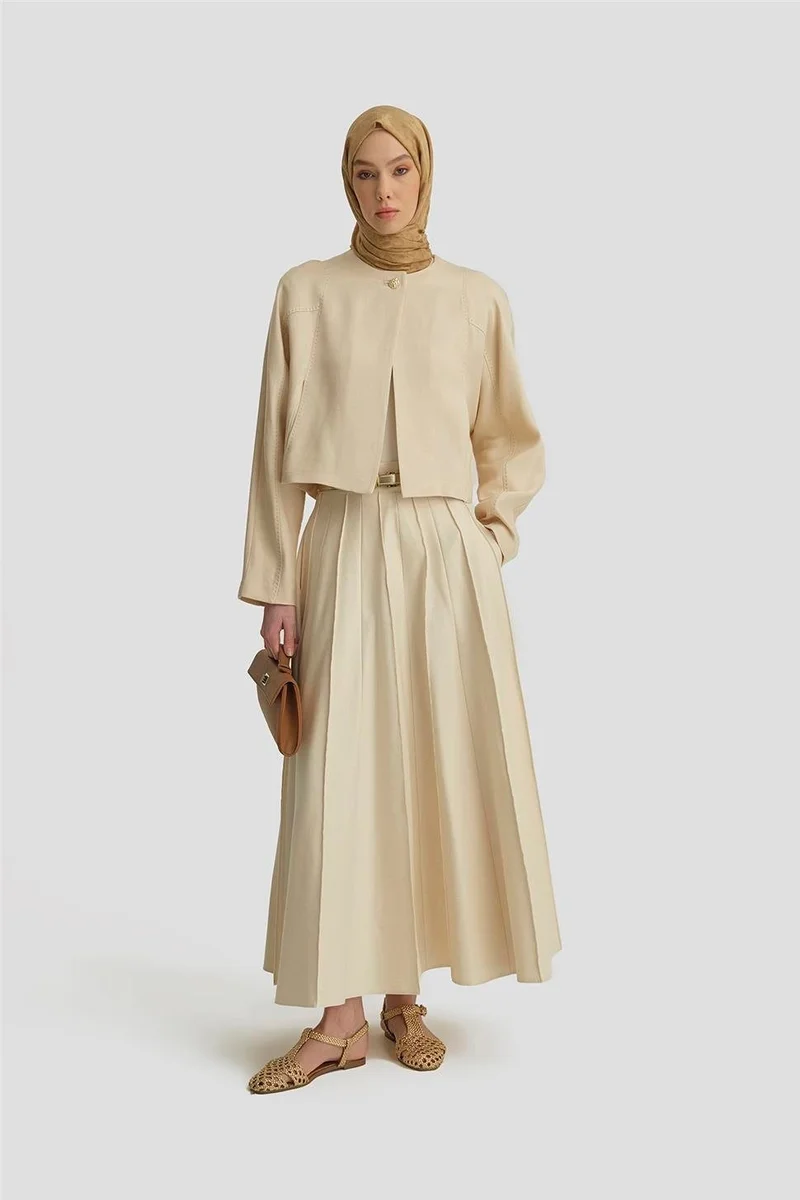 ARMINE Handmade Stitched Jacket 25Y5903 Moonstone