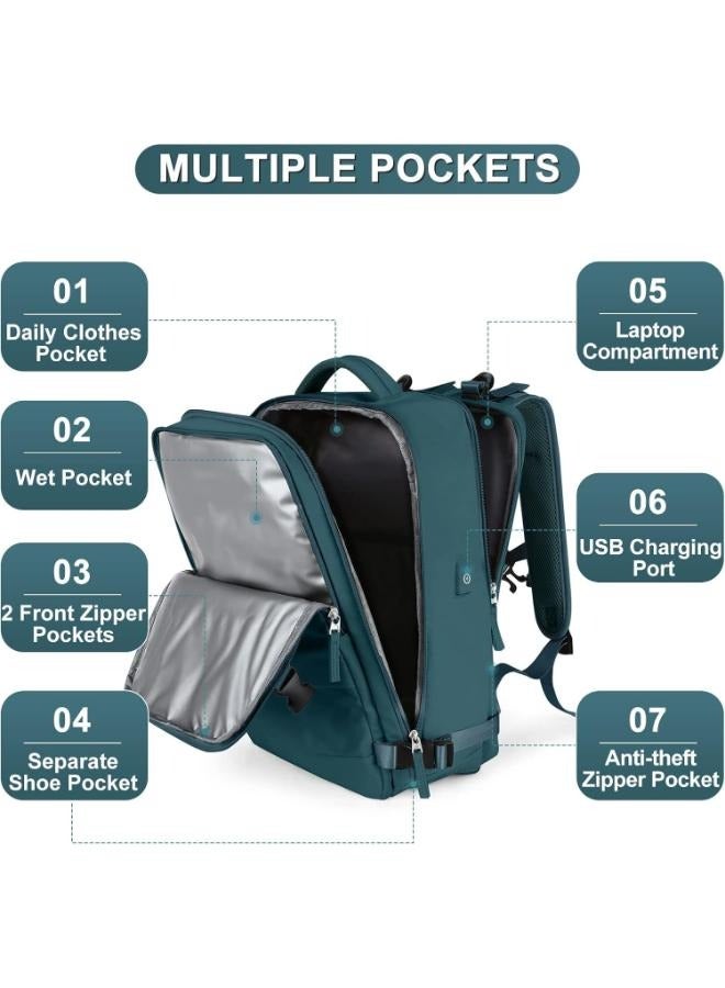 Travel Backpack for Men and Women Airline Approved Carry On Backpack Waterproof Sports Luggage Backpack Casual Daypack Hiking Backpack - Image 3