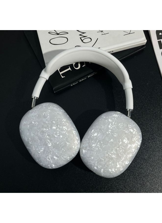 Generic - Shell Pattern Suitable For Apple AirPods Max Protective Case Imd Colorful Head-mounted Bluetooth Headset Protective Case-Color:Black-Applicable Models:max - Image 1