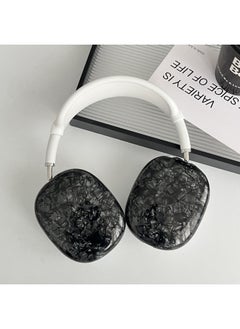 Shell Pattern Suitable For Apple AirPods Max Protective Case Imd Colorful Head-mounted Bluetooth Headset Protective Case-Color:Black-Applicable Models:max
