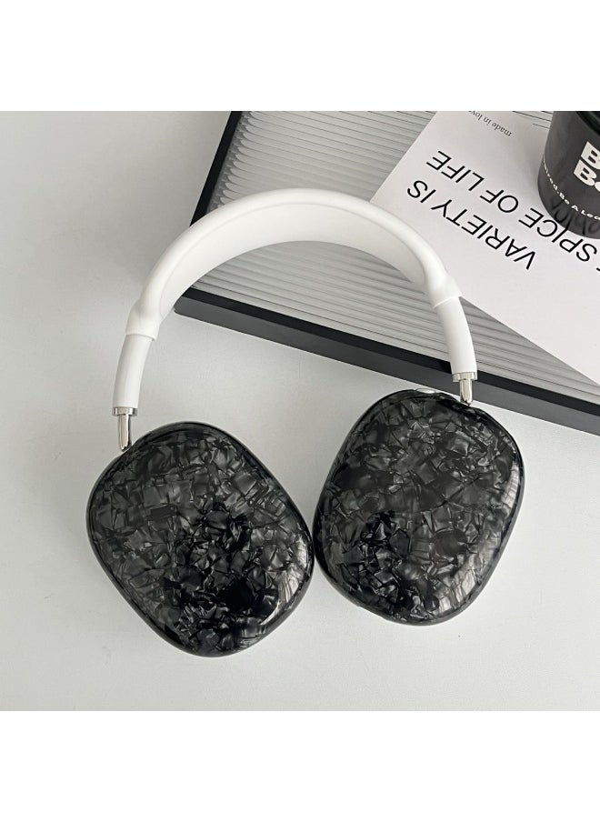 Generic - Shell Pattern Suitable For Apple AirPods Max Protective Case Imd Colorful Head-mounted Bluetooth Headset Protective Case-Color:Black-Applicable Models:max - Image 1