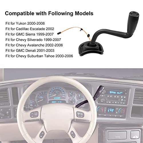 TADYAO Automatic Transmission Shift Lever with Tow Haul Button Fit for Chevy Silverado Avalanche Suburban Tahoe GMC Sierra Yukon Denali Replace 905-106 15047818 15038407 15731378 - Image 5